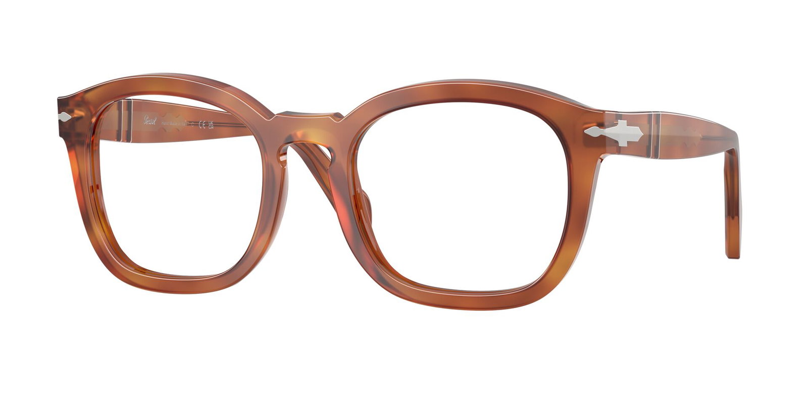 Das Bild zeigt die Persol Fassung PO0082V 96 leicht seitlich.